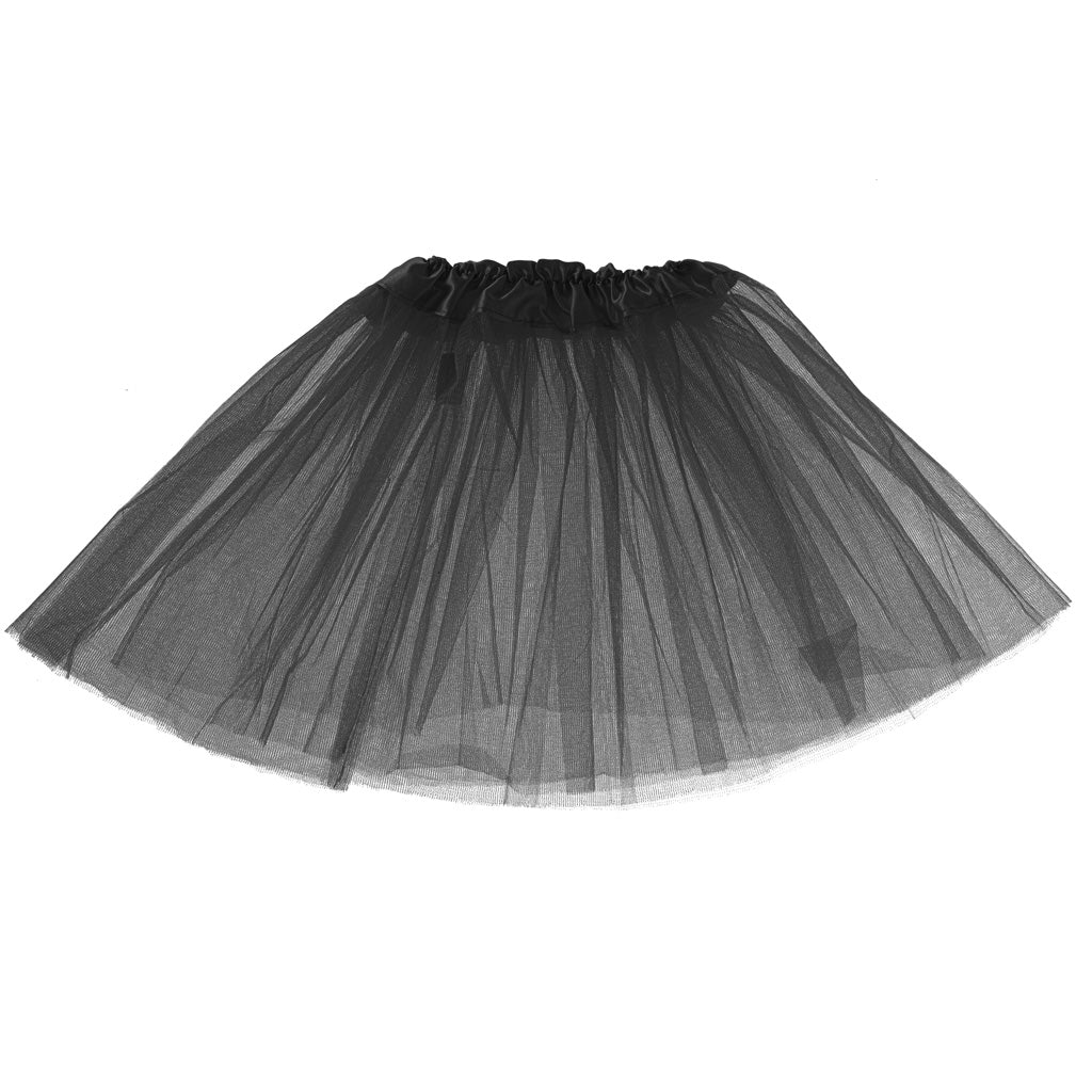 Tyl nederdel tutu kostume kostume sort