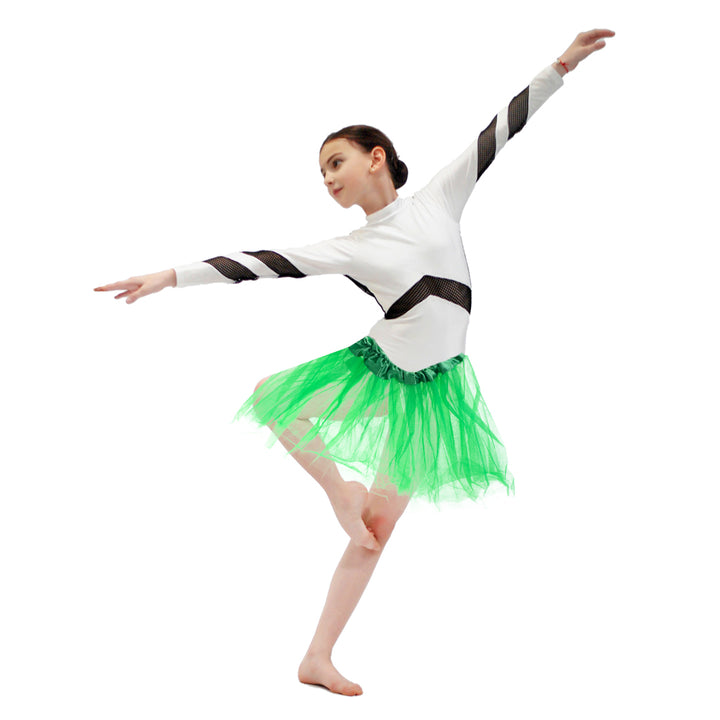 Tyl nederdel tutu kostume kostume grøn