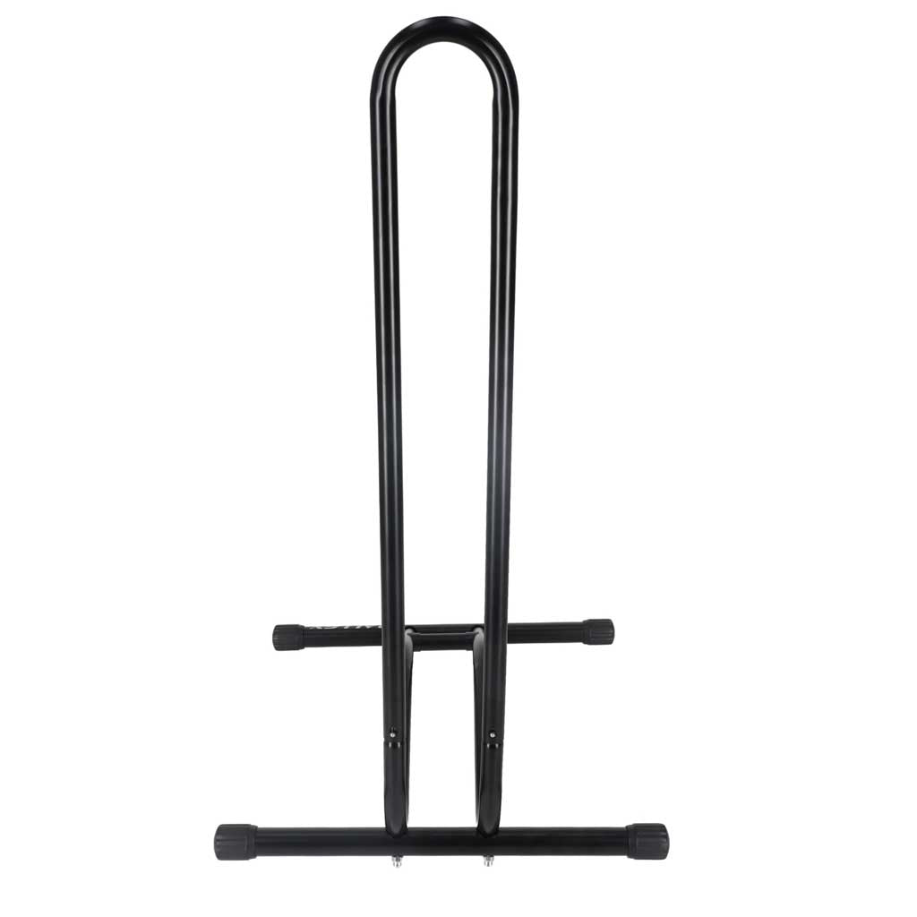 Enkelt cykelstativ i metal, sort