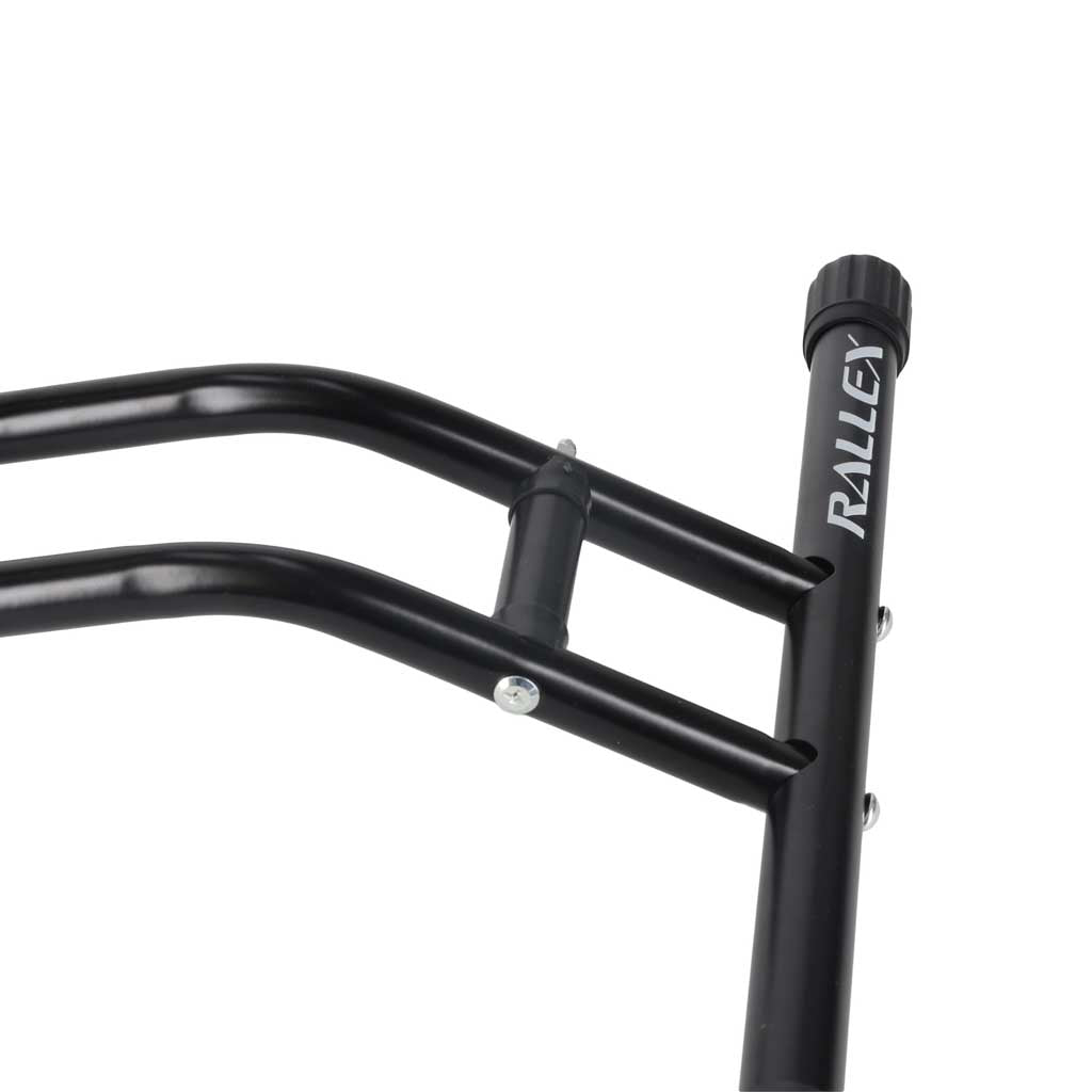 Enkelt cykelstativ i metal, sort