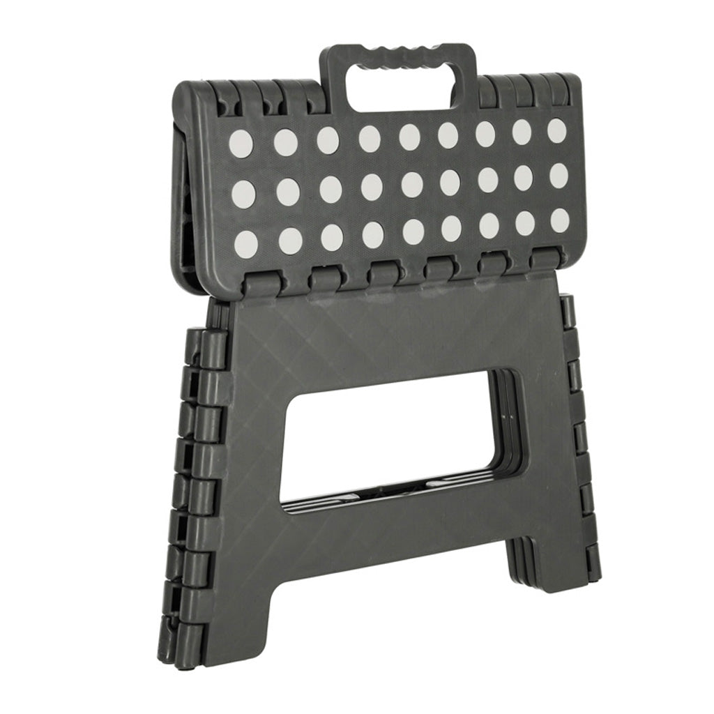 Skridsikker foldbar skammel 22 cm mørkegrå