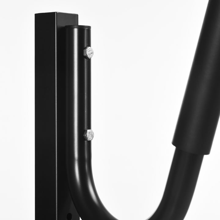 Holder til 2 kajakker, surfbrætter, stand-up paddles, metalramme, breddejusterbar 144-180 cm