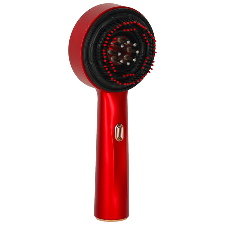 Hovedmassagebørste massager hårpleje rød lys olie applikator USB