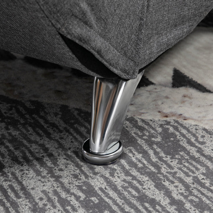 Massagestol lænestol 8 vibrationspunkter, 5 modus, 8 vibrationspunkter, 56 x 168 x 84 cm, grå