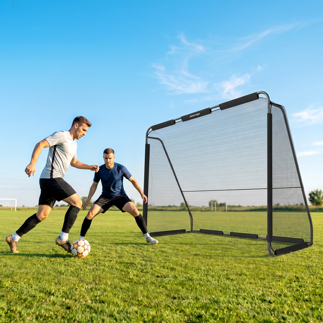 Fodboldmål til haven 300 x 200 cm Rivefast målnet Udendørsmål