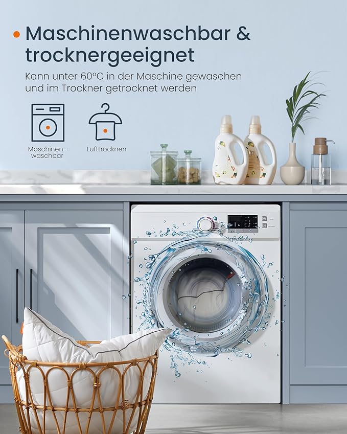 Vendbar pude, mål 80 x 40 cm, med kølende blødt betræk og 650g fyldning, egnet til brug både om vinteren og sommeren