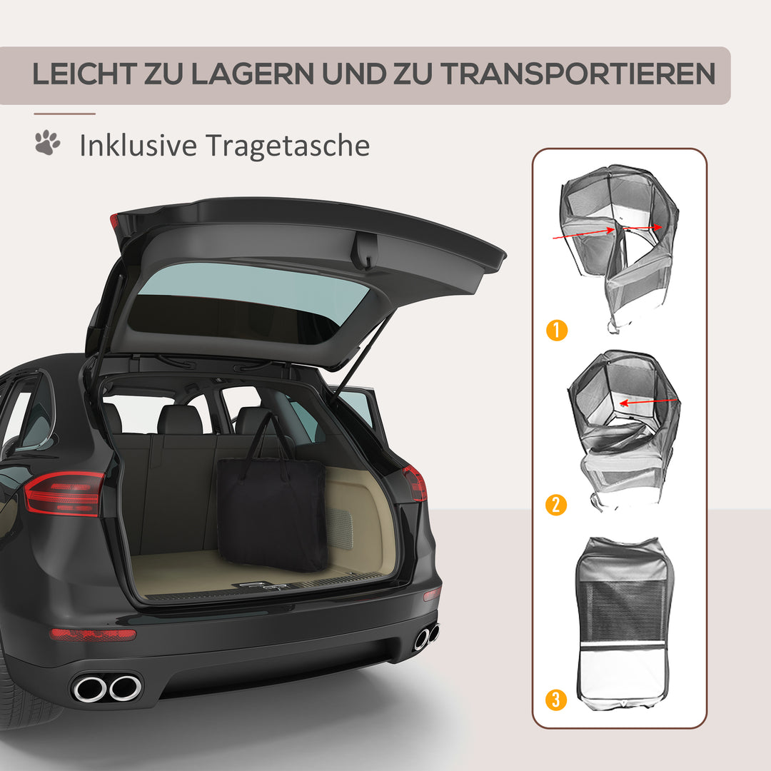 Hvalpegård fritgående indhegning dyrekravlegård kravlegård hvalpehegn hvalpelegegård hunde kravlegård 600d oxford ø120 x h58 cm