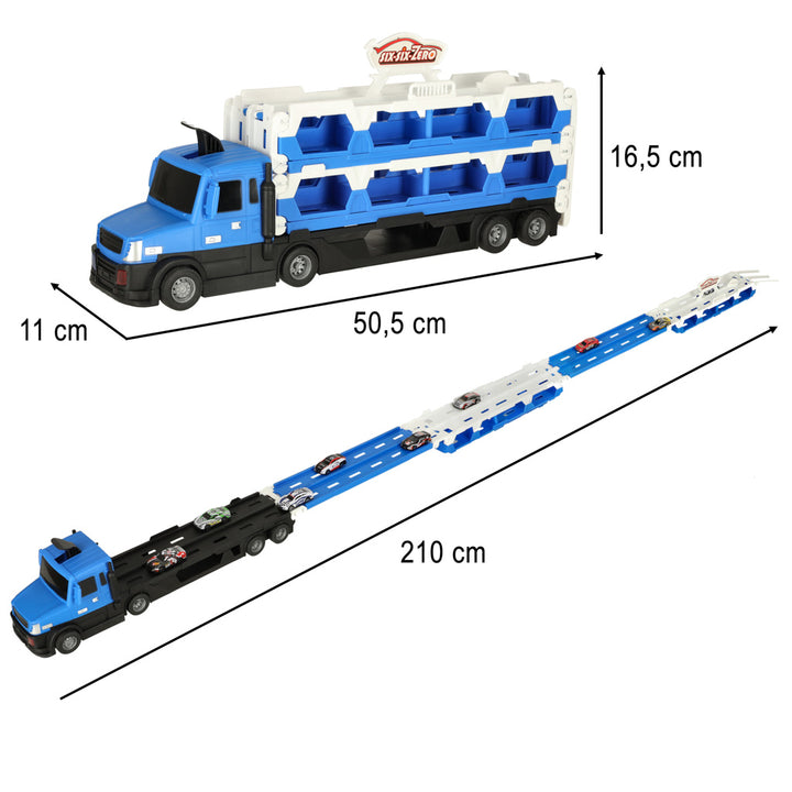 Biltrailertransporter foldbar XXL blå