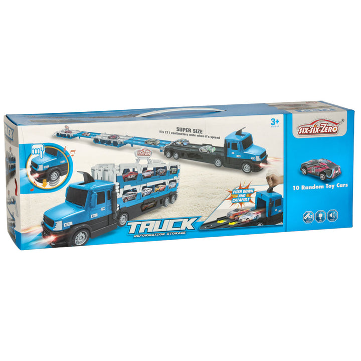 Biltrailertransporter foldbar XXL blå