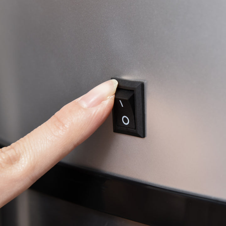 48L automatisk sensor skraldespand med bevægelsessensor, vandtæt rustfrit stål skraldespand til køkken, kontor, soveværelse, sølv