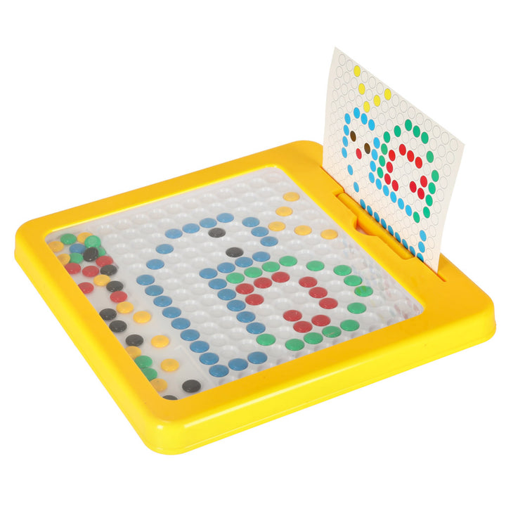 Magnetisk tavle Montessori prikker gul