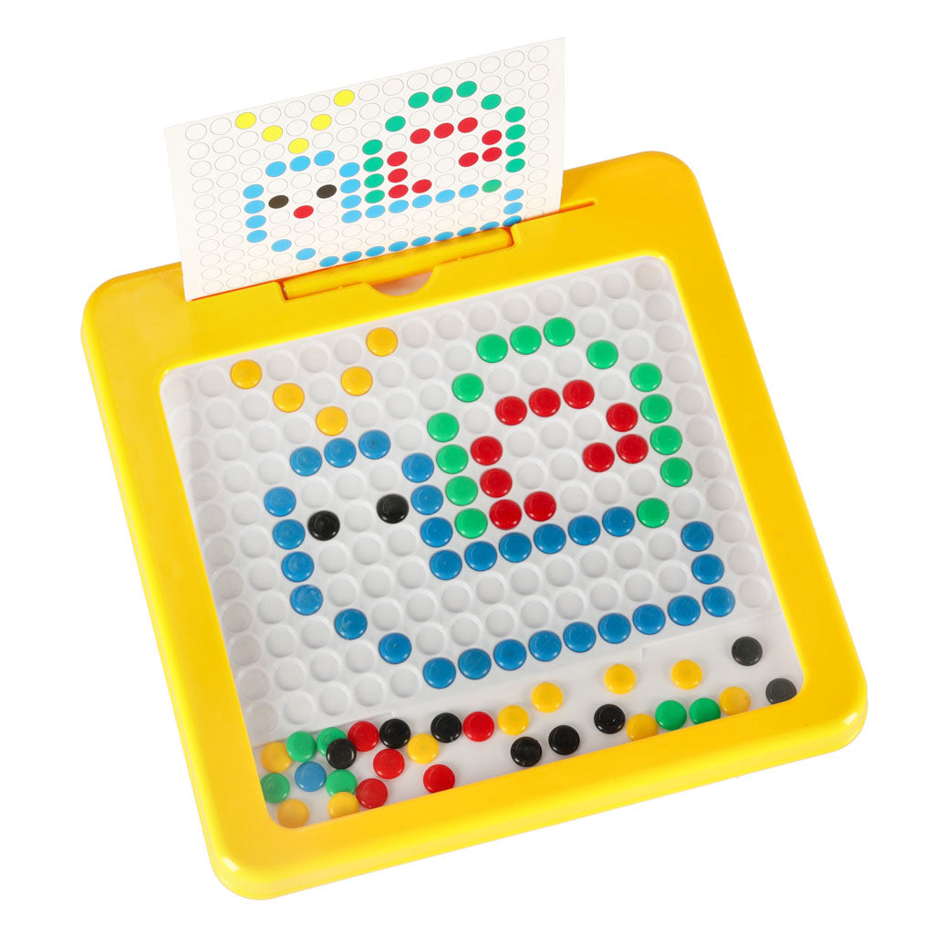 Magnetisk tavle Montessori prikker gul