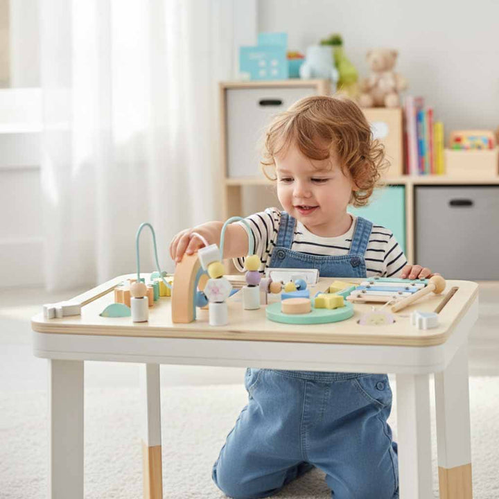 Lulilo Farverigt Montessori manipulationsbord