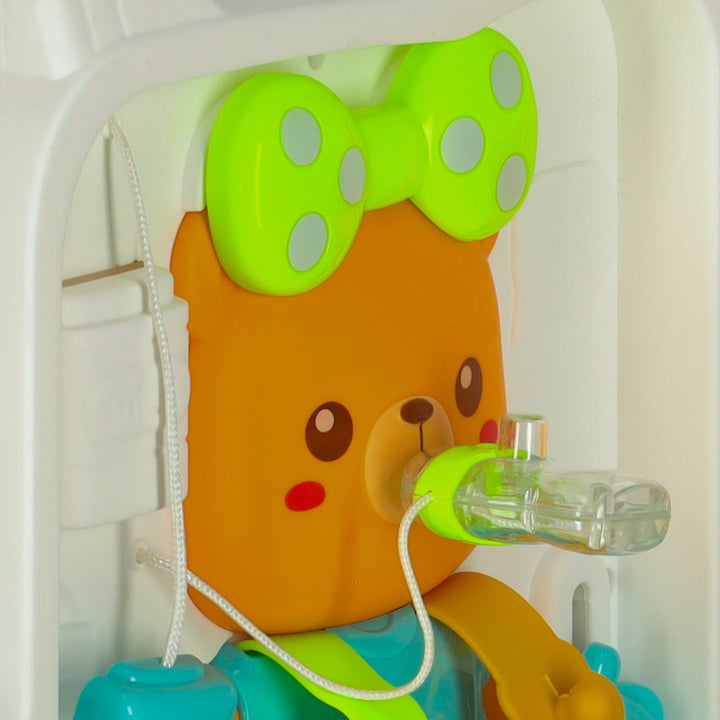 Sensorisk montessori manipulationsbræt montessori etui knopper bamse XXL lys lyd