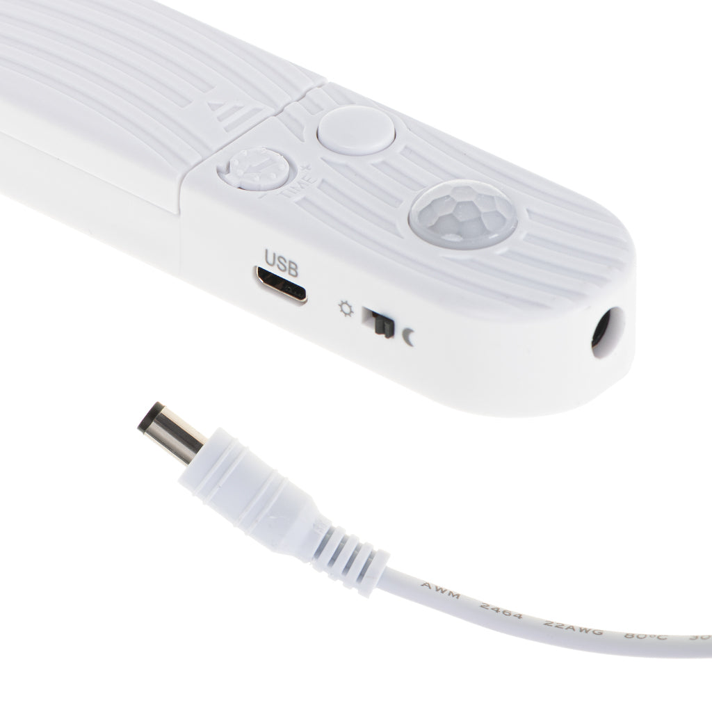 USB batteridrevet LED-båndbevægelsessensor 2M varm hvid