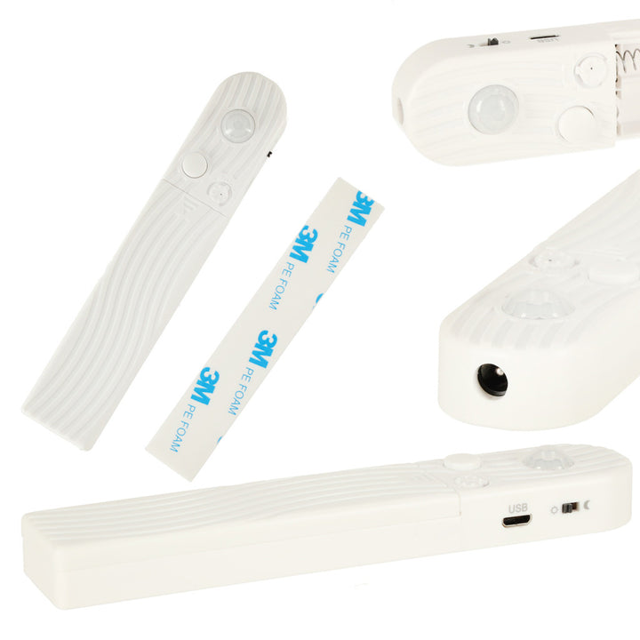 USB batteridrevet LED-båndbevægelsessensor 1M varm hvid