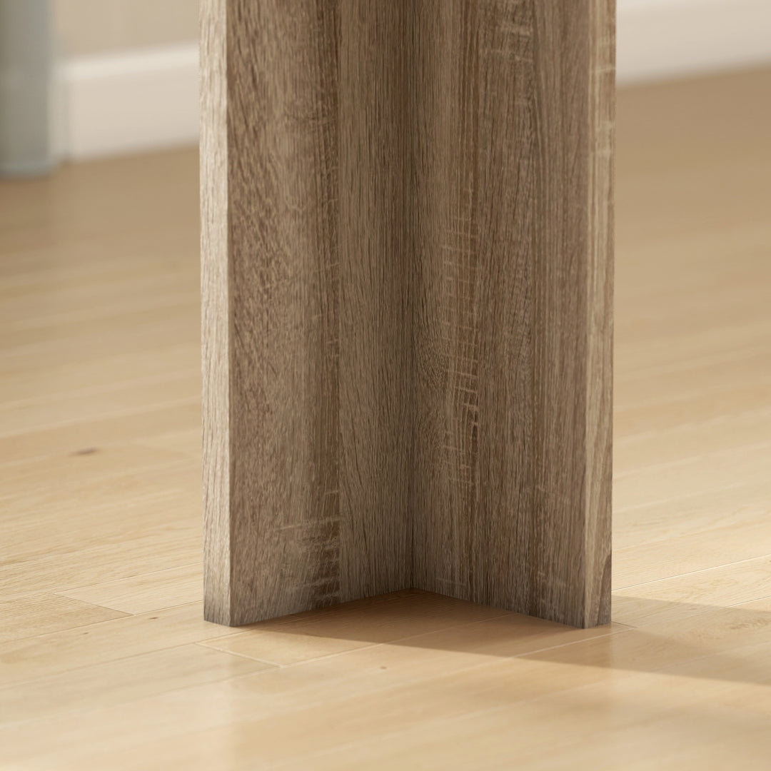 Udtrækkeligt spisebord, kan forlænges fra 180 til 260 cm, til 6-10 personer, træ