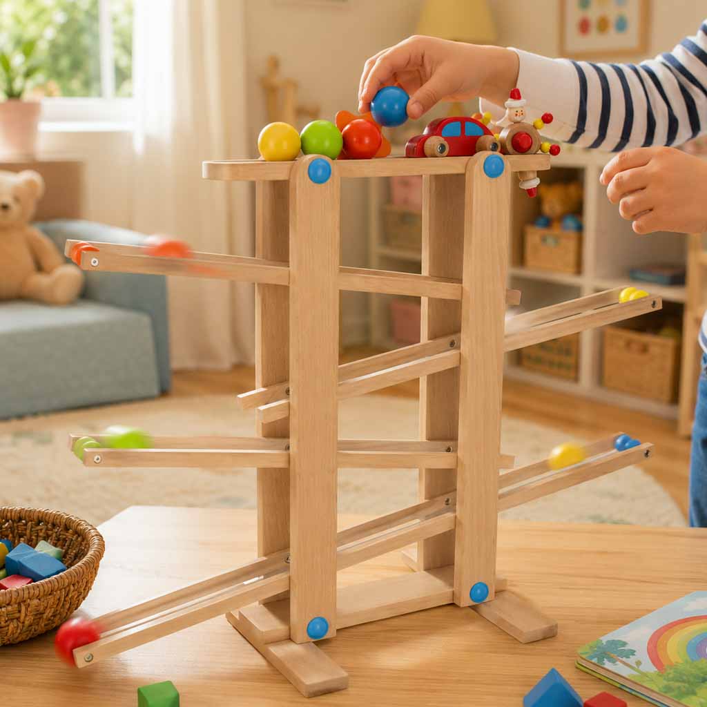 Montessori XXL trækuglebane kulodrom