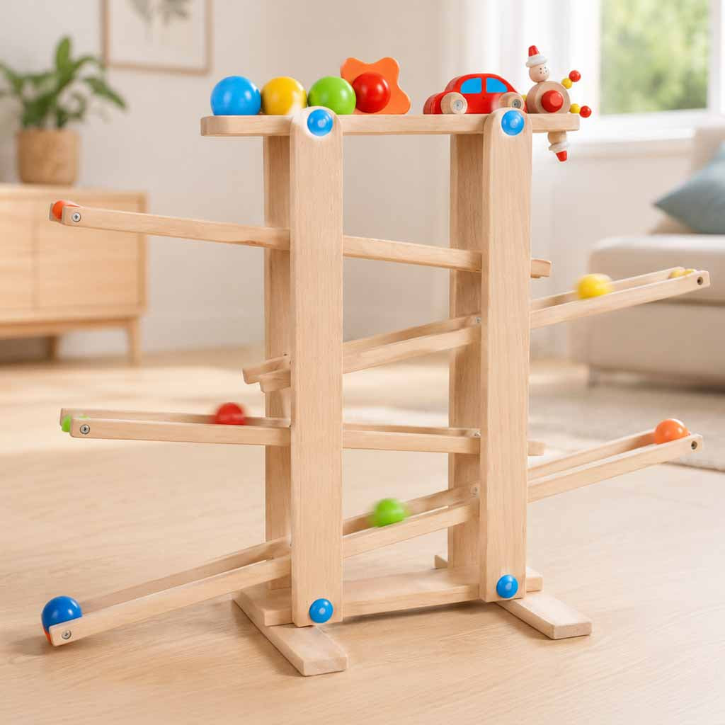 Montessori XXL trækuglebane kulodrom