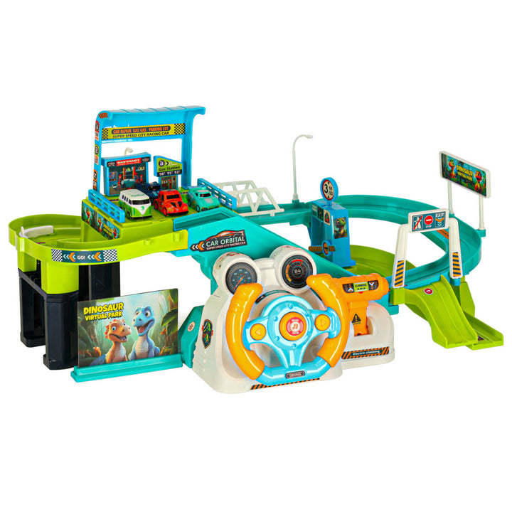 Bilbane parkeringshus dinosaur 4 biler