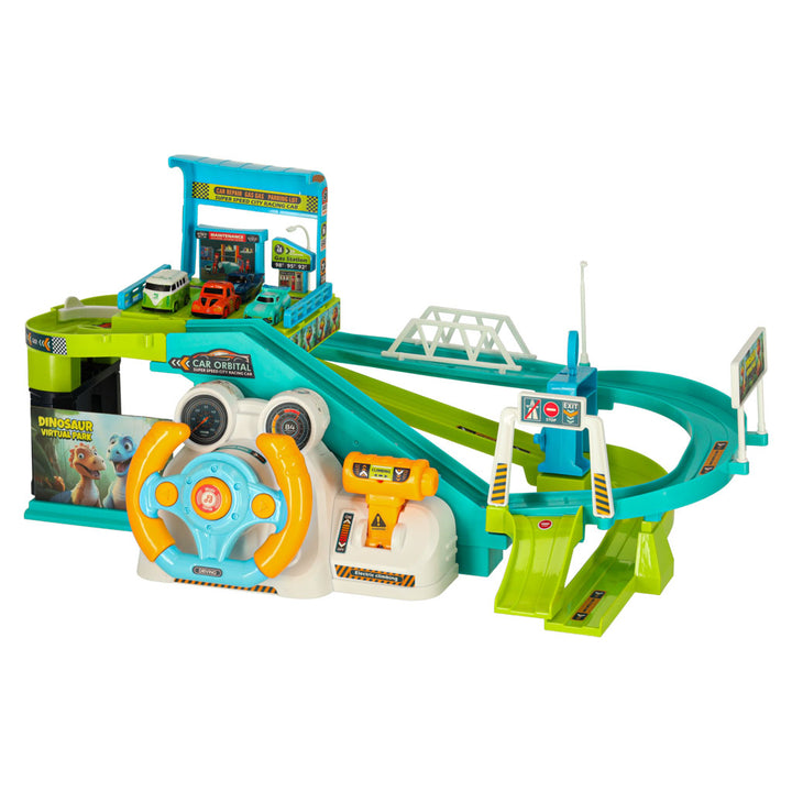 Bilbane parkeringshus dinosaur 4 biler