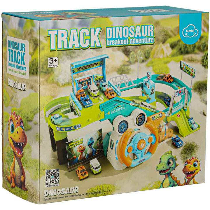 Bilbane parkeringshus dinosaur 4 biler