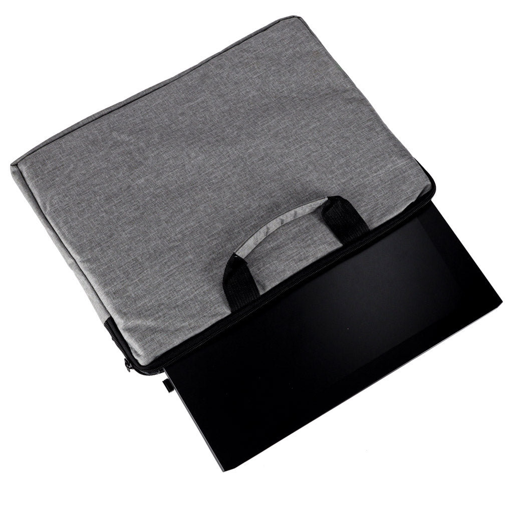 Laptoptaske 15,6 tommer etui cover dokumentmappe dame herre grå