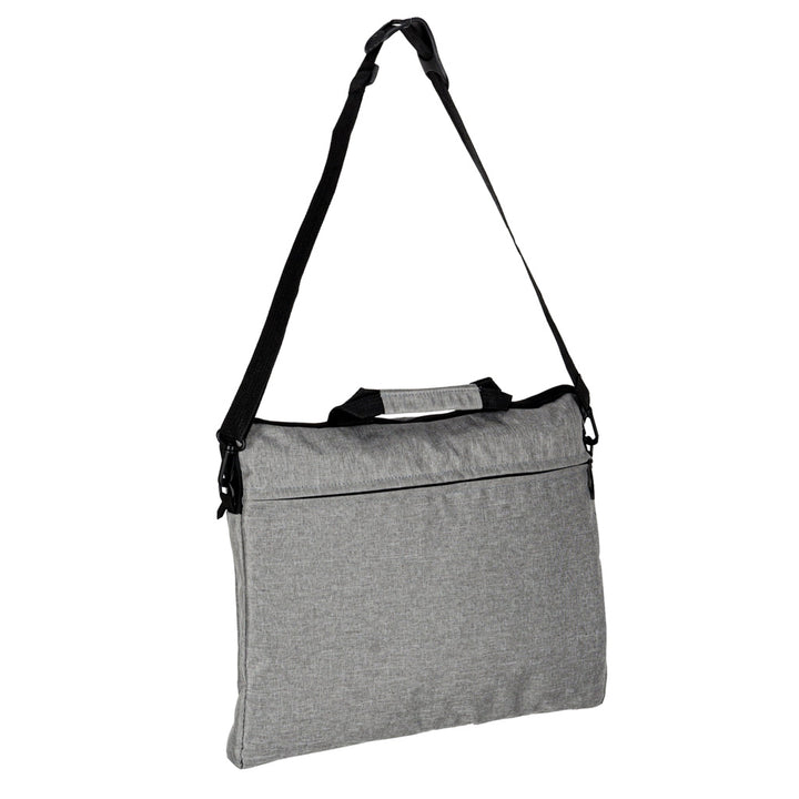 Laptoptaske 15,6 tommer etui med rem dokumentmappe dame herre grå