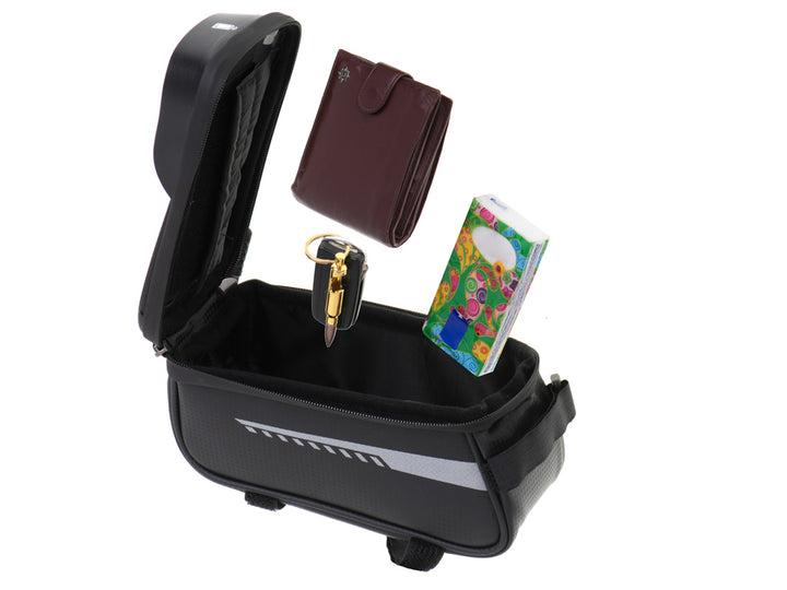 Cykeltaske, vandtæt telefonholder