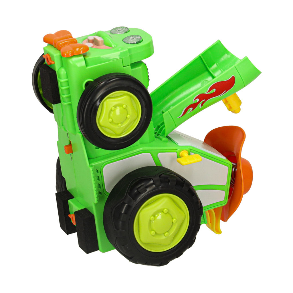 Traktor RC traktor hoppende dansende lyd grøn