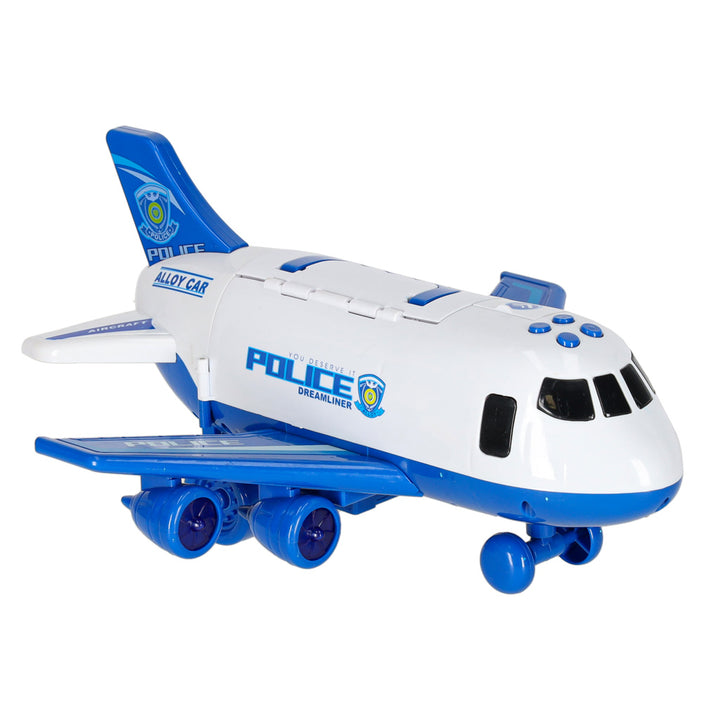 Transportfly + 3 politibiler
