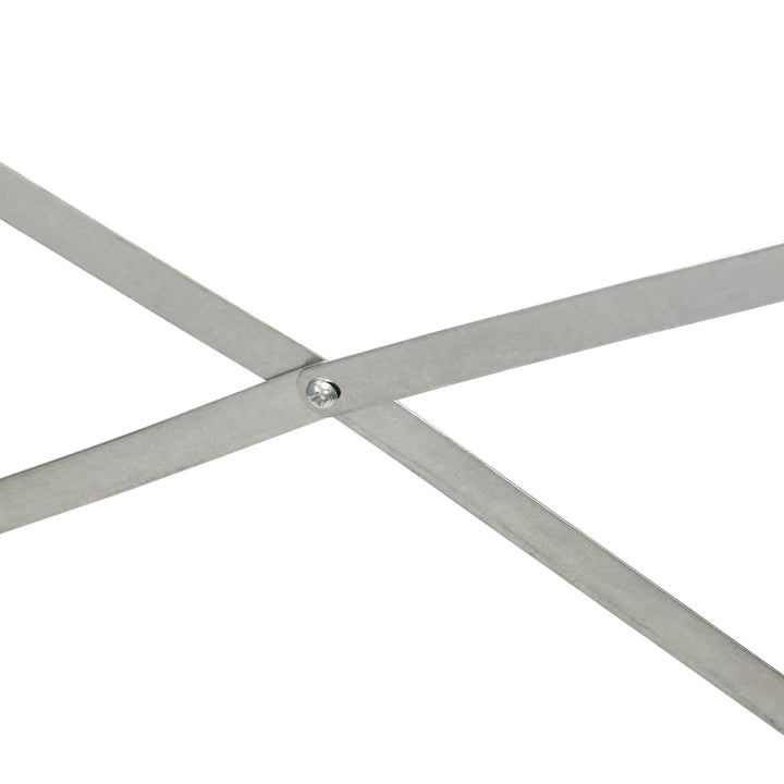 Plantepotte, praktisk blomsterbed til plantning, pleje og pleje, højbed, stål, lysegrå