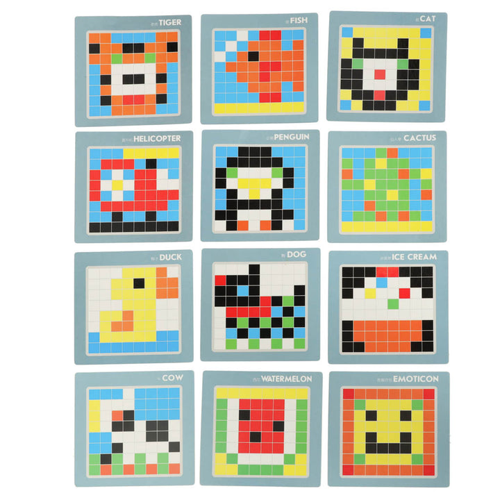Kreative puslespilsblokke mosaikpuslespil