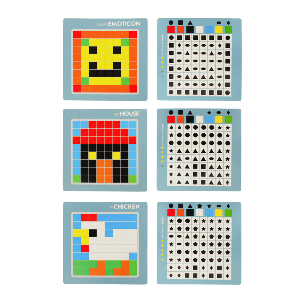 Kreative puslespilsblokke mosaikpuslespil