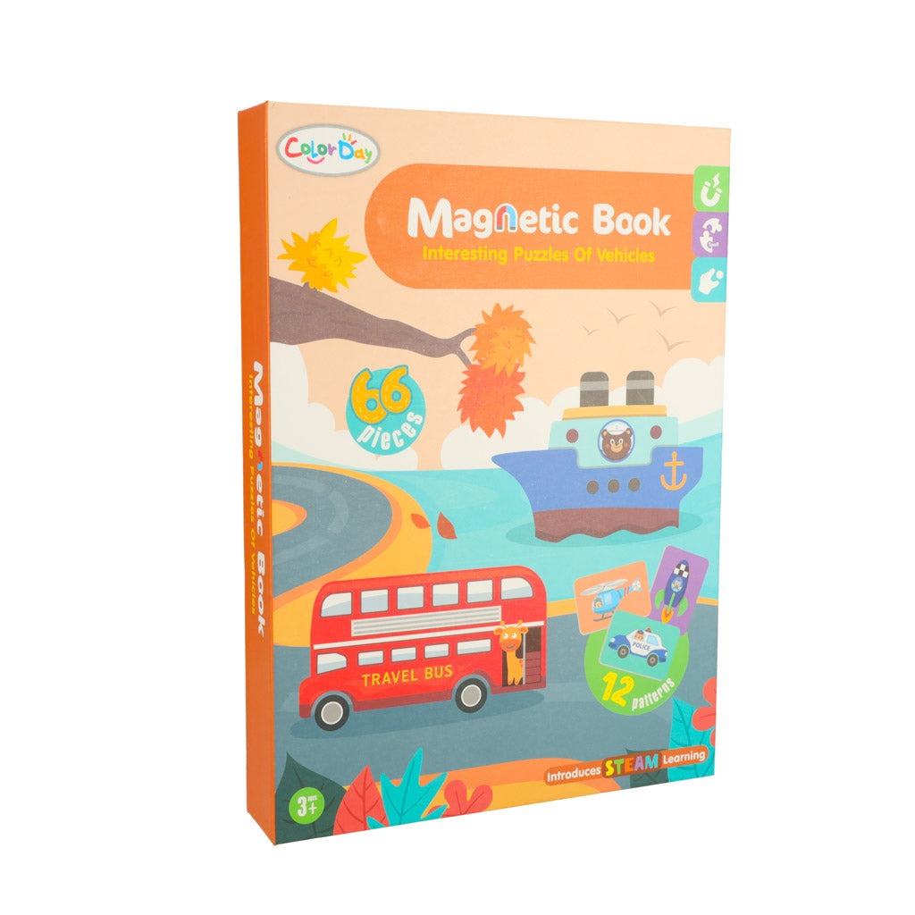 Magnetisk transportmiddelpuslespil