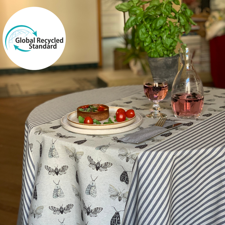 Bordløber i genbrugsbomuld, printet, Nord Wings kollektion