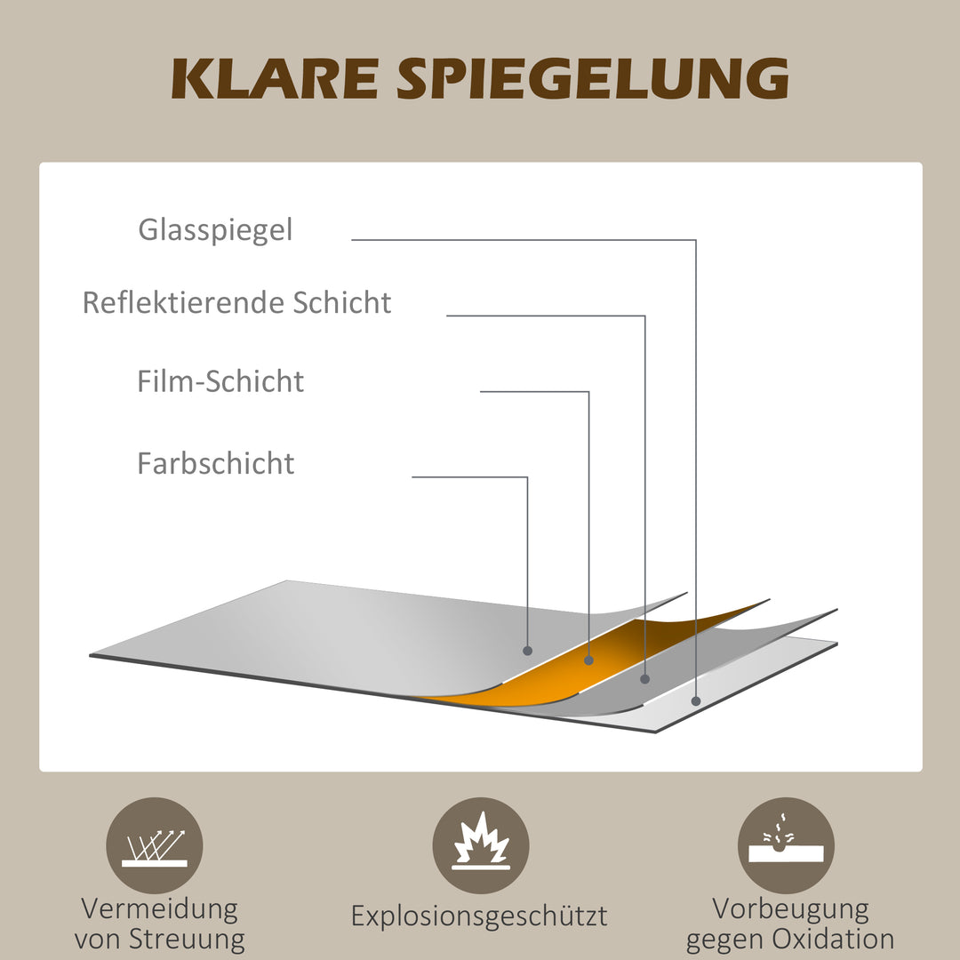 Dekorativt spejl, stort vinduesspejl, buet, inklusive ophængningsbeslag. sort + spejlglas
