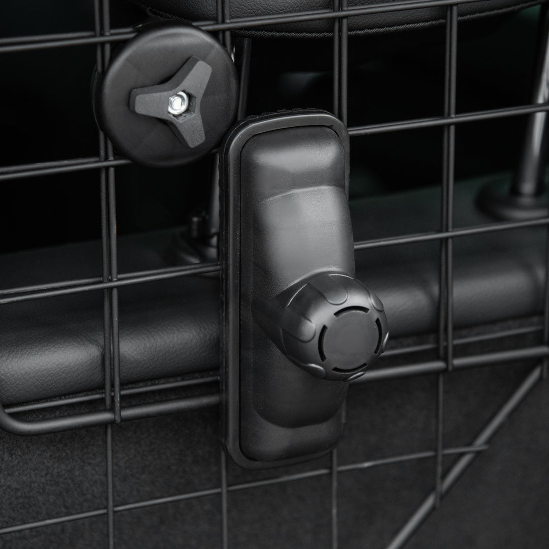 Hundebeskytter bil universal bagagerumsbeskytter 90-120 cm justerbar metal