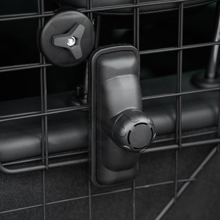 Hundebeskytter bil universal bagagerumsbeskytter 90-120 cm justerbar metal