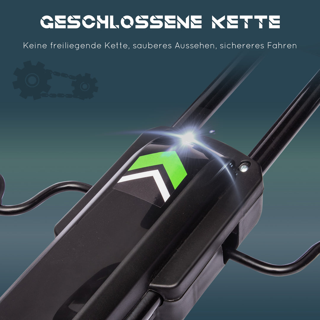 Børne gokart, justerbart sæde, håndbremse, alder 5+, 121 x 58 x 61 cm, sort