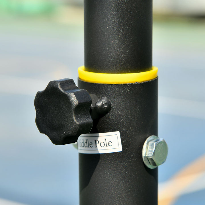 Basketballstativ med hjul 83x55cm bagplade, mobil basketballkurv med stativ, justerbar kurvhøjde 156 til 210 cm, basketballsystem til børn og teenagere, til udendørs brug