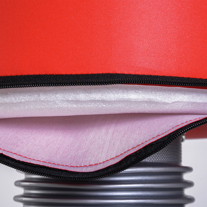 Stående boksesæk højdejusterbar med ophæng rød