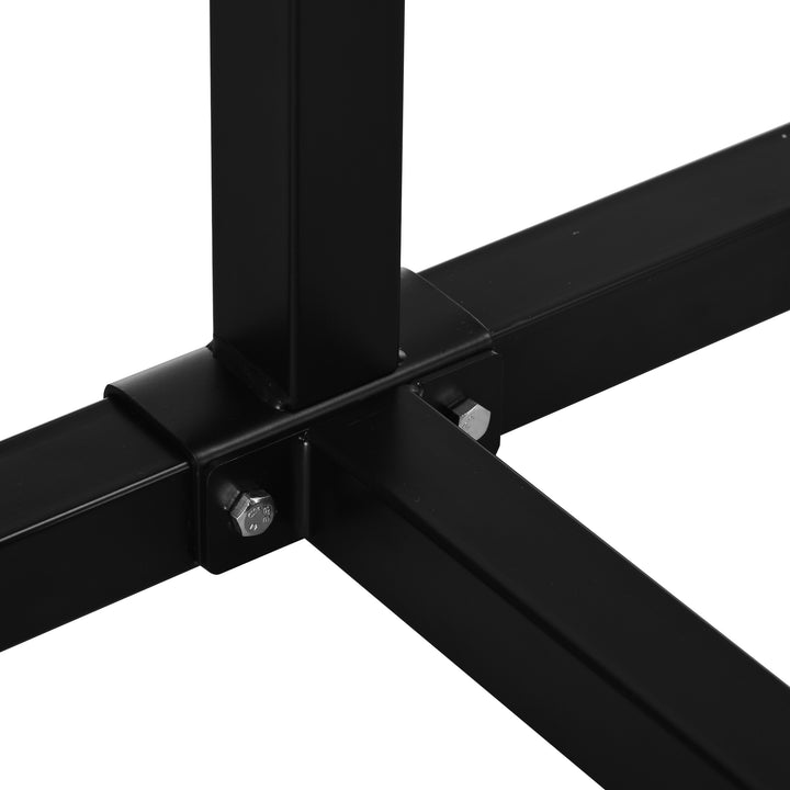 Holder til 2 kajakker, surfbrætter, stand-up paddles, metalramme, breddejusterbar 144-180 cm