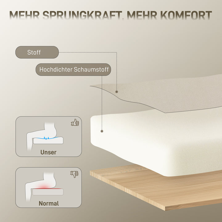 Kontorstol med rullefunktion og gulddetaljer, computerstol med metalbund, stofbetræk i fløjlslook, cremehvid