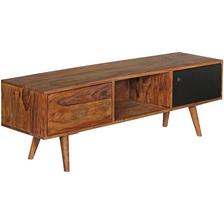 Håndlavet TV-bord i FSC®-certificeret træ,140 cm