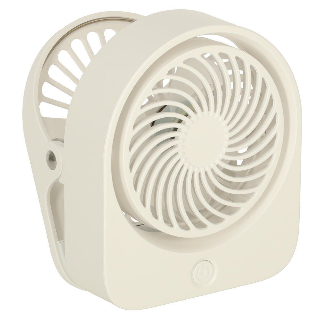Mini bordventilator med USB-klips