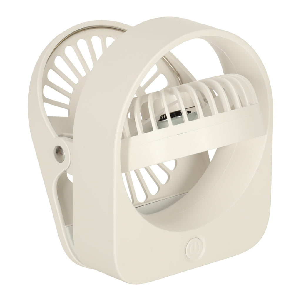 Mini bordventilator med USB-klips