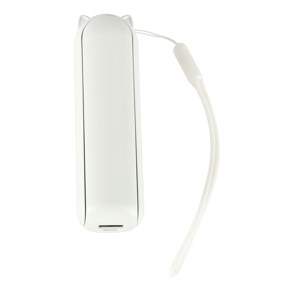 Bordventilator mini håndholdt foldbar vindmølle bærbar USB hvid