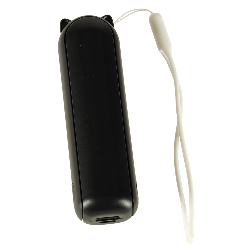 Bordventilator mini håndholdt foldbar vindmølle bærbar USB sort