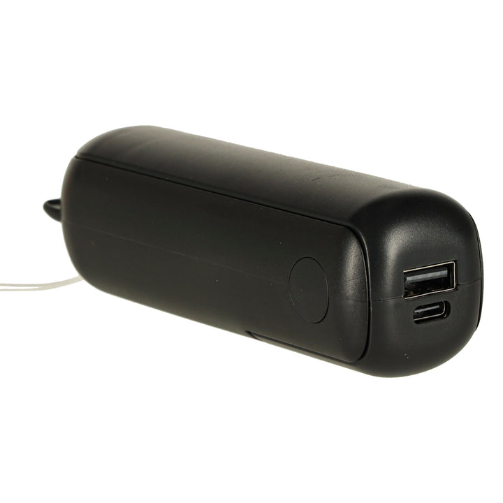 Bordventilator mini håndholdt foldbar vindmølle bærbar USB sort